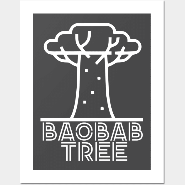 Baobab Tree Shirt Wall Art by Crafty Walkers Shop